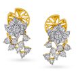 Yashvi Lotus Pendant Earrings Set,,hi-res image number null