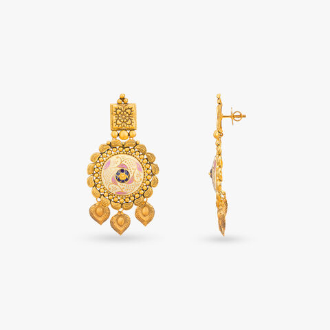 Timeless Beauty Gold Drop Earrings
