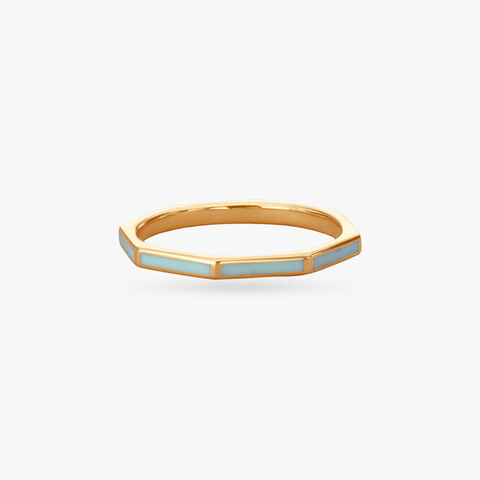 Pastel Charm Gold Finger Ring