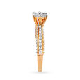Exquisite Rose Gold and Diamond Ring,,hi-res image number null