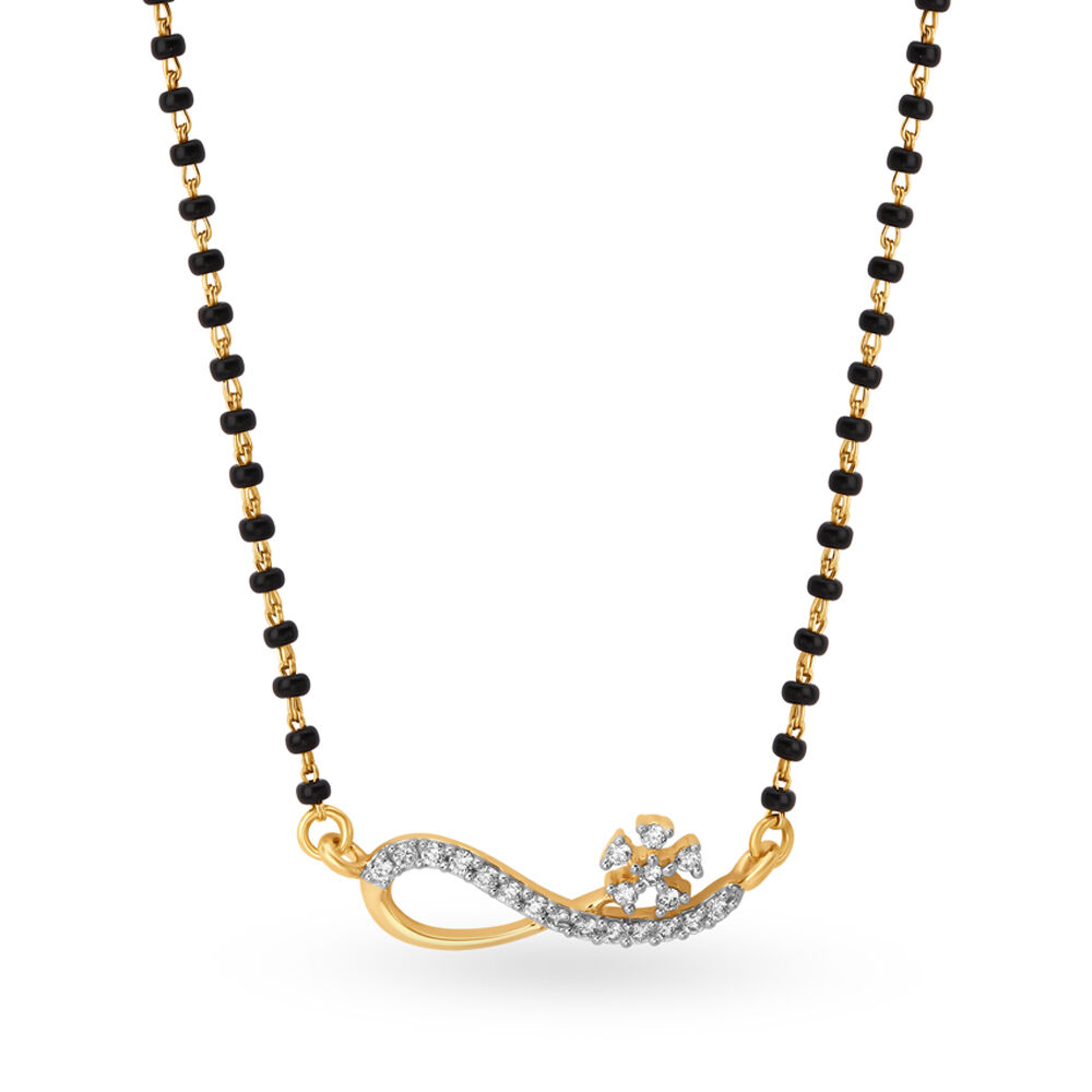 Tanishq mangalsutra design diamond best sale