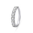 Whimsical White Platinum Finger Ring,,hi-res image number null
