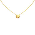 Letter I Gold Pendant with Chain For Kids,,hi-res image number null