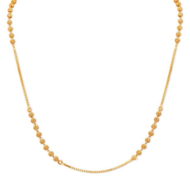 Tanishq Gold Chain For Women Mia By Tanishq 18k (750) Yellow Gold