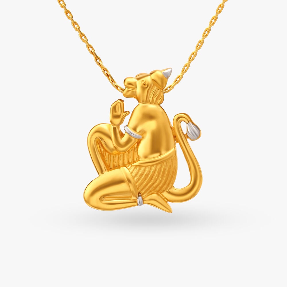 Hanuman pendant store tanishq