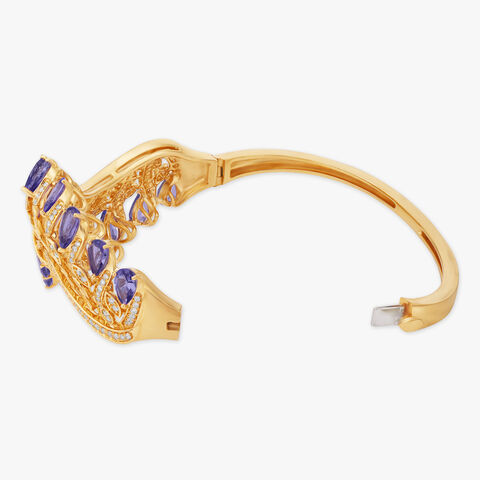 Dusk Weave Diamond Bangle