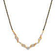 Fancy Gold and Diamond Mangalsutra,,hi-res image number null