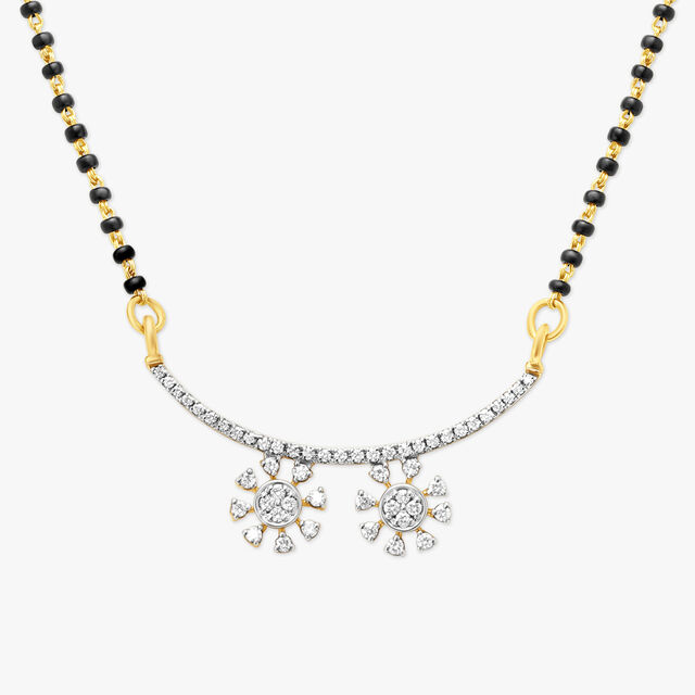 Traditional Flower Vati Mangalsutra,,hi-res image number null
