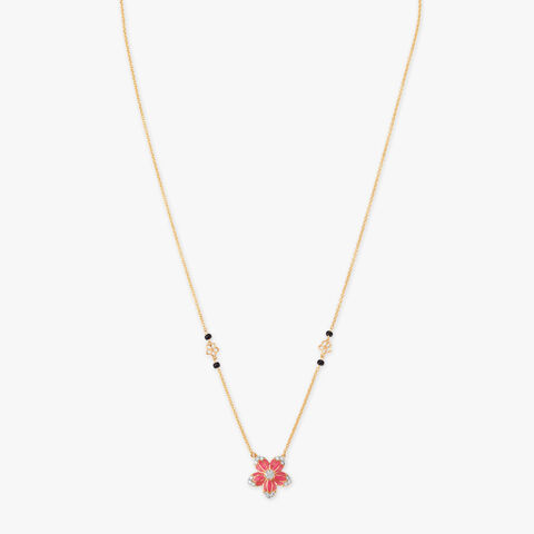 Blush Bloom Diamond Mangalsutra