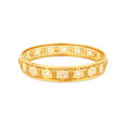 Opulent Swastika Gold Bangle,,hi-res image number null