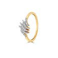 18kt Yellow Gold & Diamond Encrusted Finger Ring,,hi-res image number null