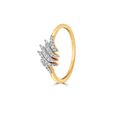 18KT Yellow Gold & Diamond Encrusted Finger Ring,,hi-res image number null