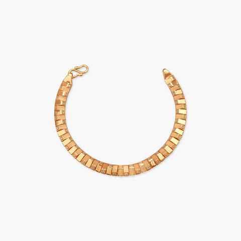 Checkmate Gleam Gold Bracelet for Men