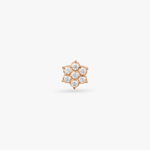 Sparkle Burst Diamond Nose Pin