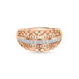 14 KT Rose Gold Magnificent Diamond Ring,,hi-res image number null