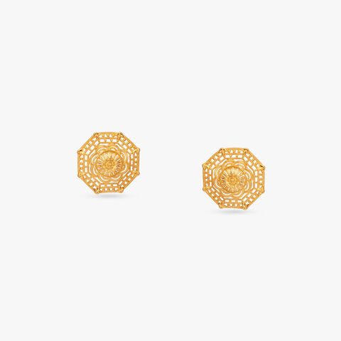 Mandap Bloom Gold Pasha Earrings