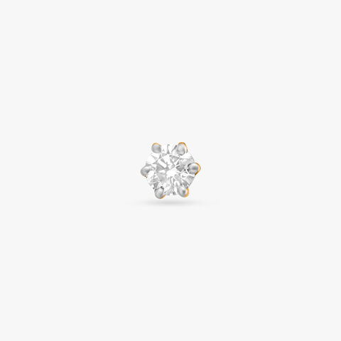 Sublime Gold and Diamond Nose Pin