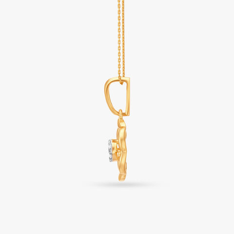 Circular Diamond Pendant