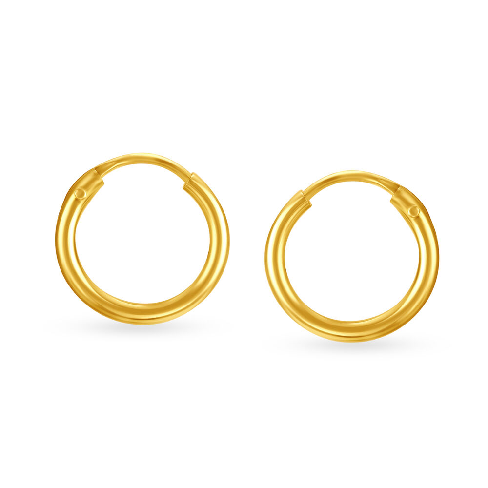 Tanishq round earrings store