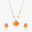 Stunning Floral Necklace Set,,hi-res image number null