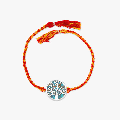 Tree of Life Silver Rakhi