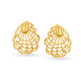Elegant Gold Peacock Pendant and Earrings Set,,hi-res image number null