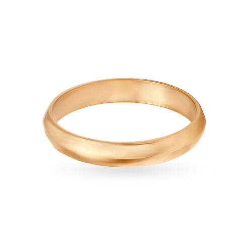 Classy 22 Karat Yellow Gold Band Finger Ring alternate view 1