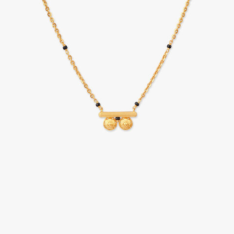 Linear Glow Gold Mangalsutra