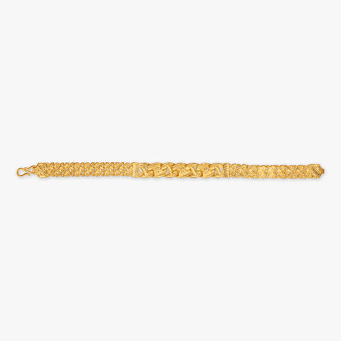 Power Link Gold Bracelet for Men