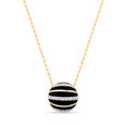 18 KT Yellow Gold Eclectic Diamond Pendant with Chain,,hi-res image number null