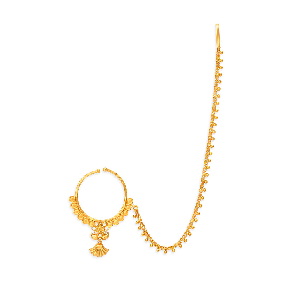 Tanishq gold nath outlet designs with price