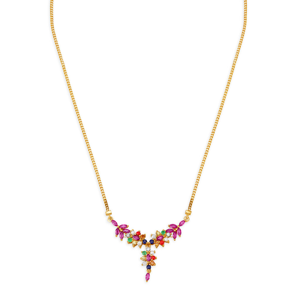 Navratna clearance pendant tanishq