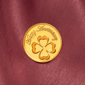 Happy Anniversary Gold Coin
