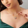 Majestic Dazzling Yellow and White Gold Diamond Pendant,,hi-res image number null