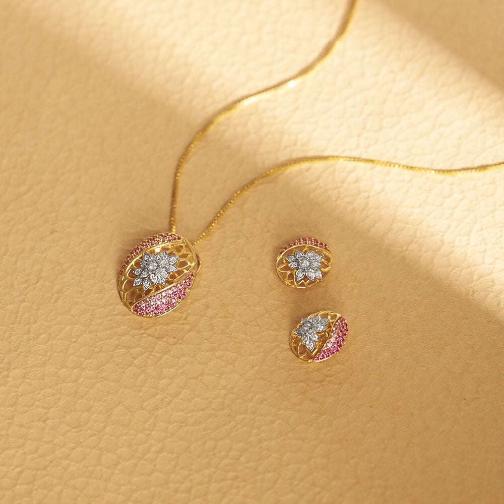 Tanishq online pendant set deals