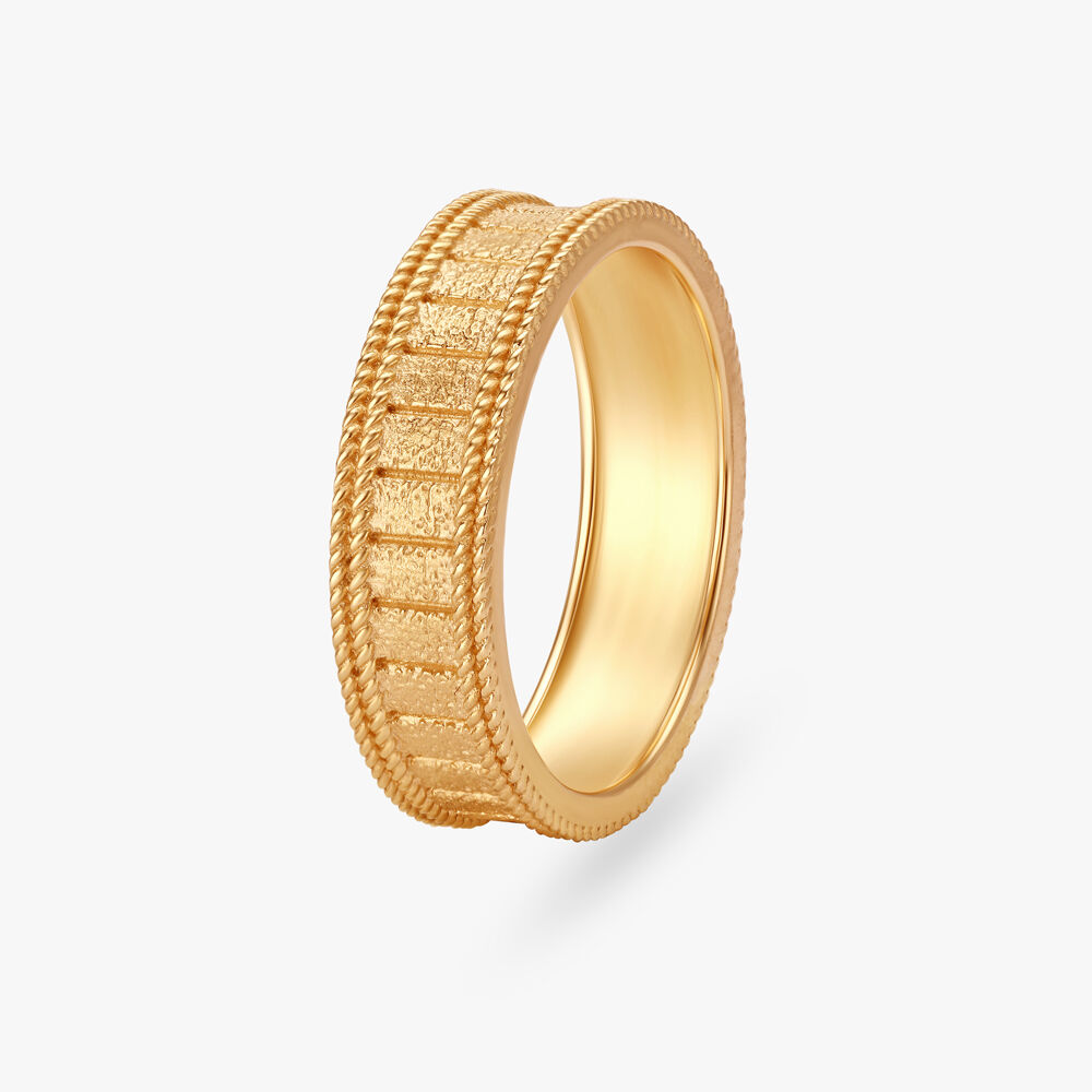 Divine Ganesha Gold Ring for Men