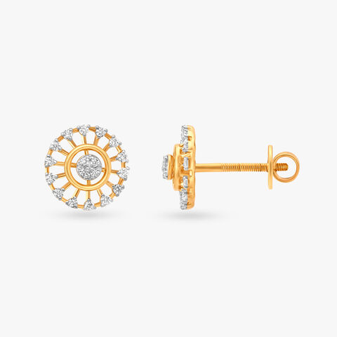 Circle of Radiance Stud Earrings