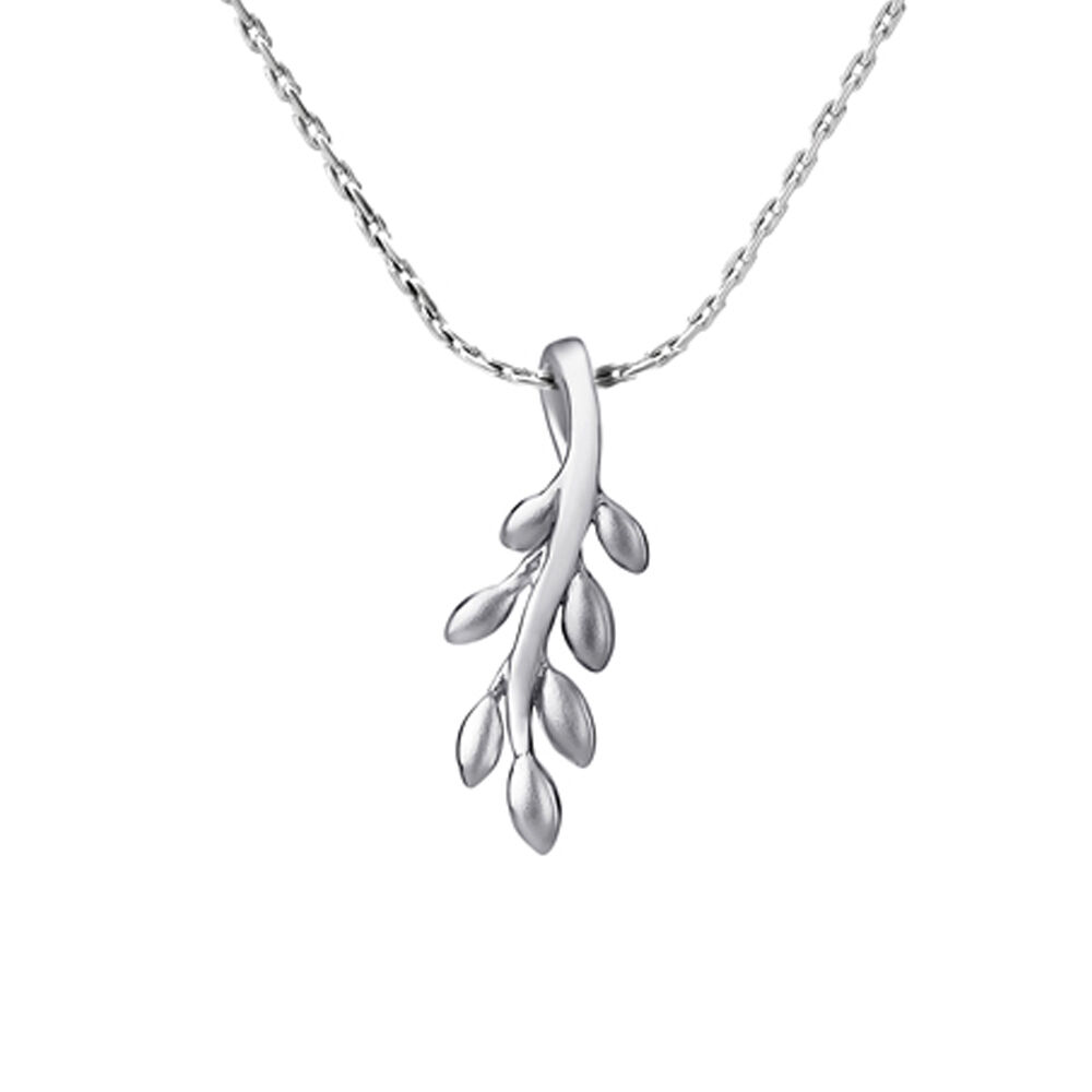Enchanting Platinum Vine Pendant