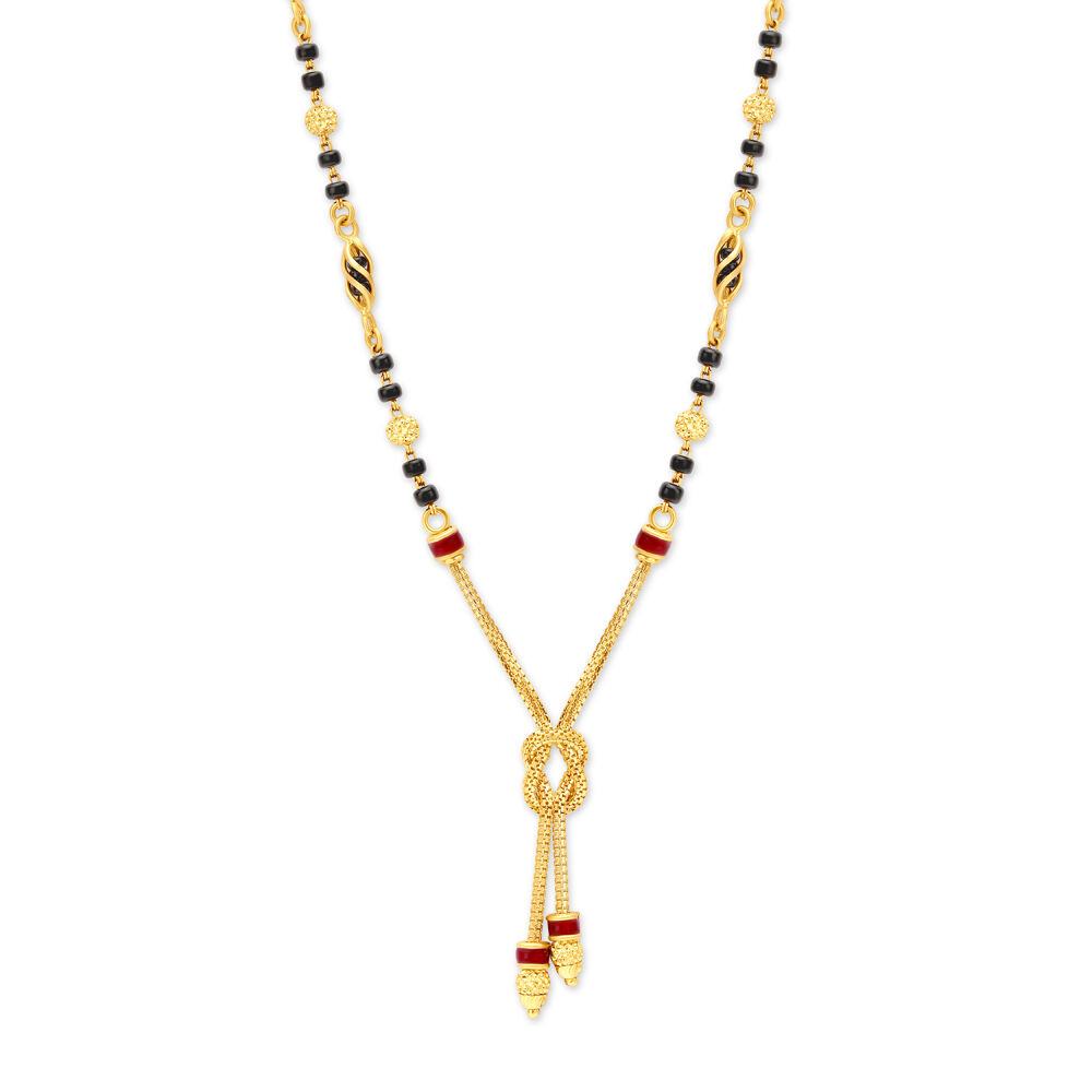 Tanishq 22 carat gold shop mangalsutra