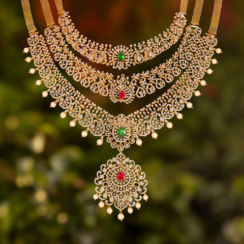 Versatile Grandeur Diamond Necklace Set