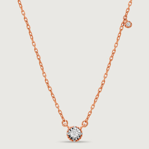 Dual Radiance 18KT Pendant with Chain