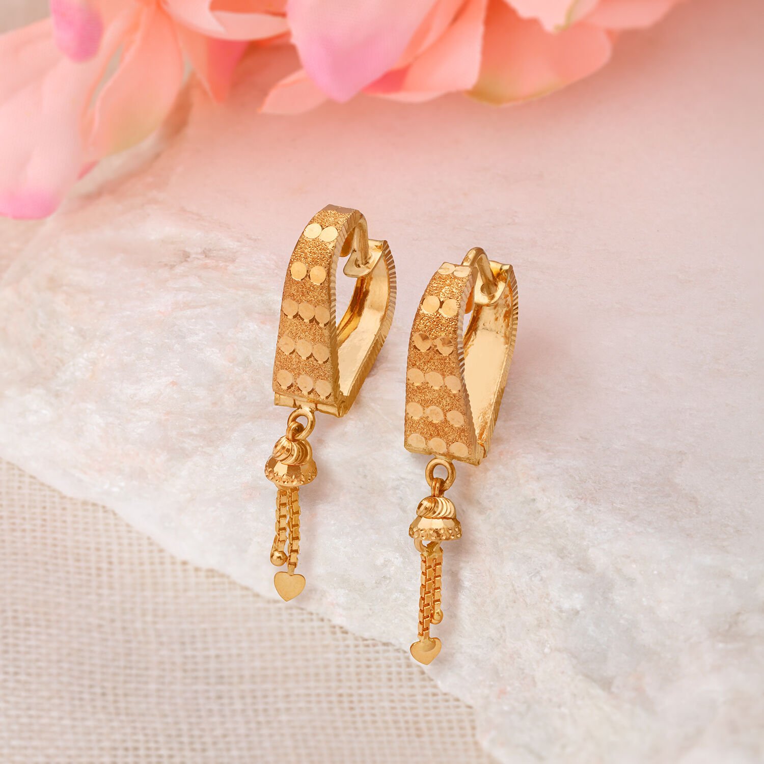 Bali hoop best sale earrings gold