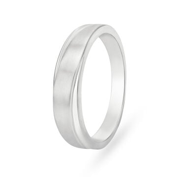 Classy Wrap Platinum Ring for Men