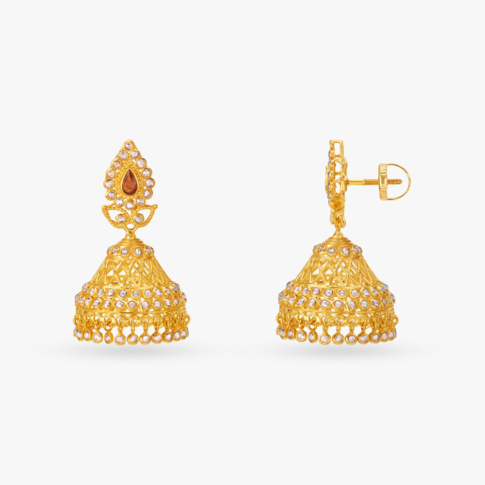 Tanishq jhumka collection with price deals