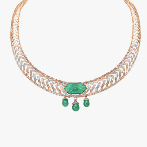 Verdant Grandeur Necklace Set