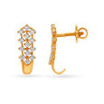 Captivating Fancy Gold Stud Earrings,,hi-res image number null