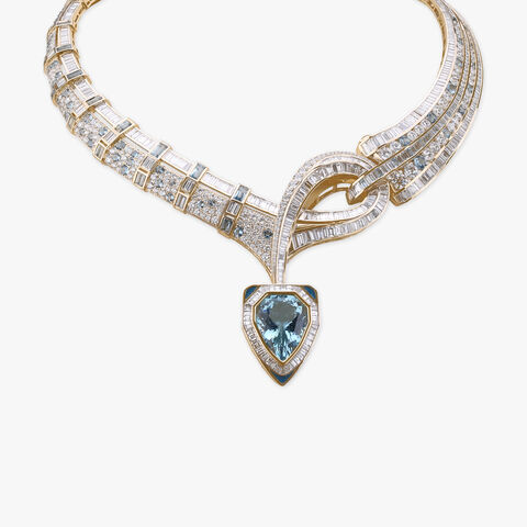 Celestial Curve Diamond Necklace Set