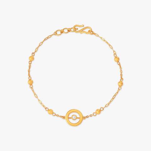 Orbit Gleam Gold Bracelet