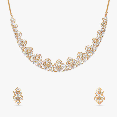 Layered Radiance Diamond Necklace Set