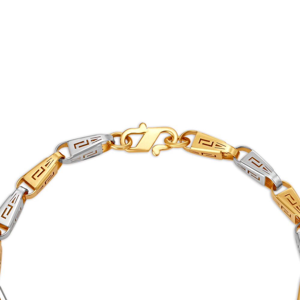 Rhodium bracelet clearance mens